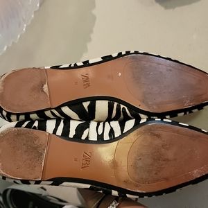 Zara zebra loafer